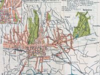Mapa. Agram, Zagreb oko 1920. godine